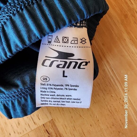 Crane Fitness  Racerback Sports Bra Teal Size Large Padded Comfort New with Tags - Picture 5 of 10